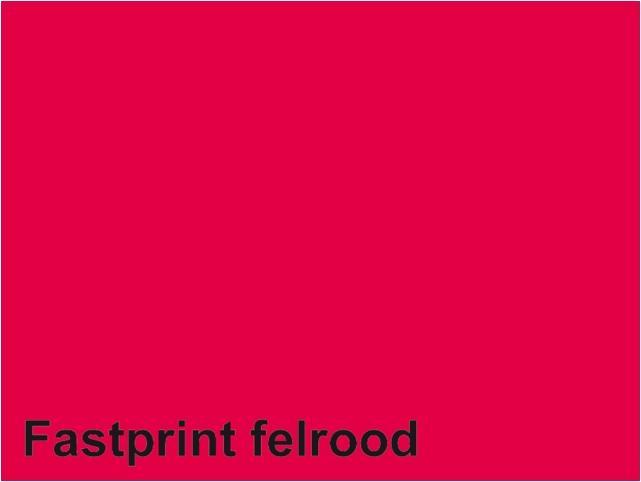 Quantore Kopierpapier Fastprint A4 80gr leuchtrot 100 Blatt (80 g/m², 100 x, A4)