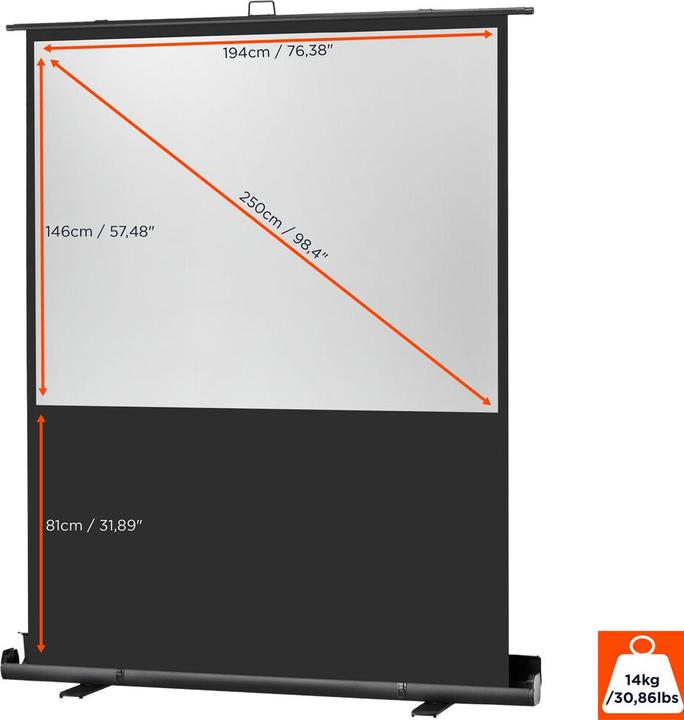 Produktbild Celexon Ultramobil Plus Professional (95", 4:3)