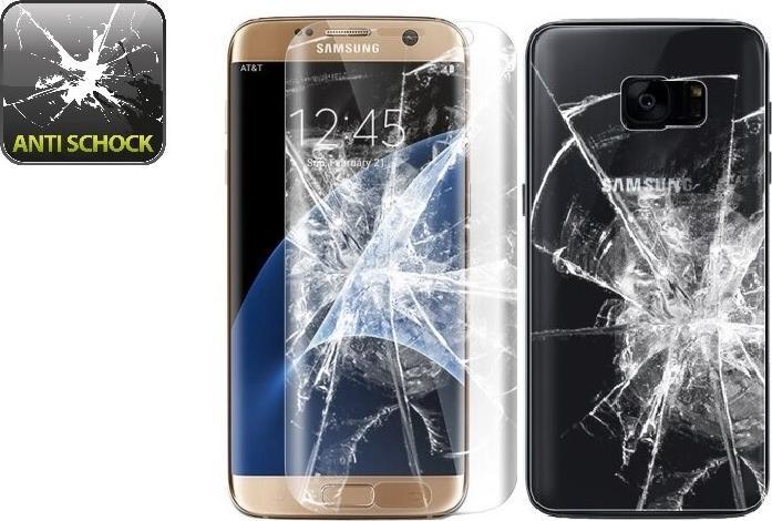 Produktbild Protectorking 4x Panzerfolie Anti-Shock HD Klar (4 Stück, Samsung Galaxy S7 Edge)