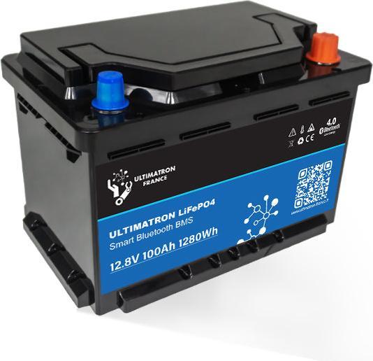 Produktbild Ultimatron ULS-12V-100Ah-PRO-LN3 LiFePO4 Versorgungsbatterie (12.80 V, 100 Ah)