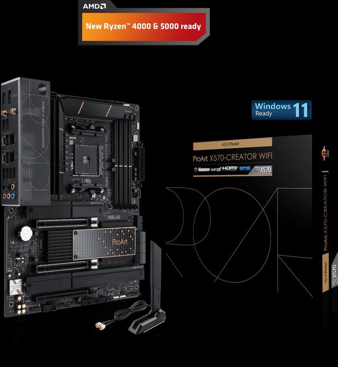 Produktbild ASUS ProArt X570-Creator Wifi (AM4, AMD X570, ATX)