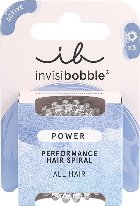 Actual product image Invisibobble Hair Tie Power crystal clear 3 pcs (Hair tie)