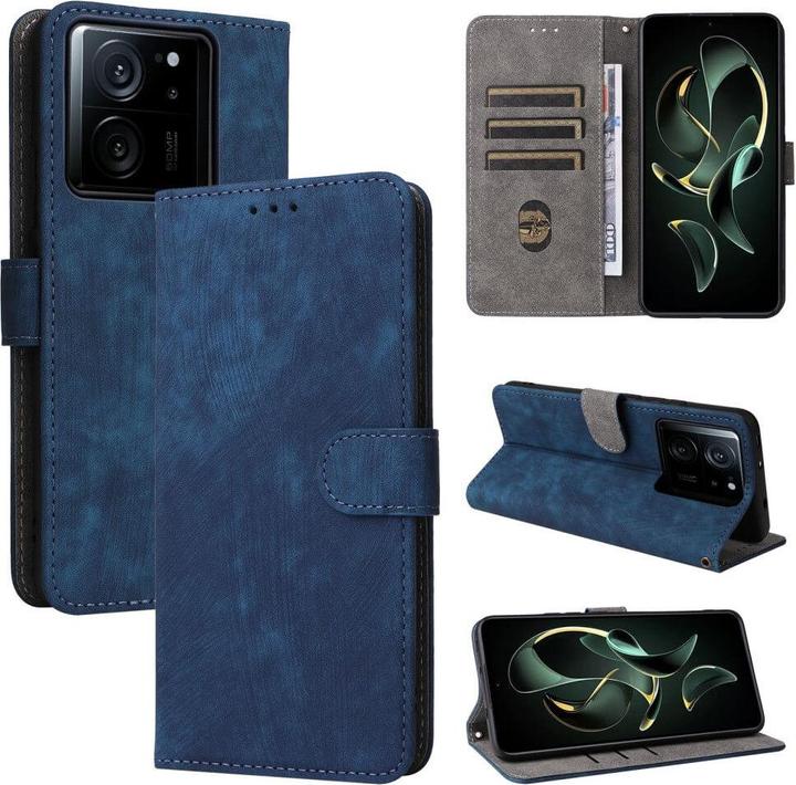 Produktbild Cover-Discount Xiaomi 13T / 13T Pro - Etui mit RFID Blocker dunkelblau (Xiaomi 13T)