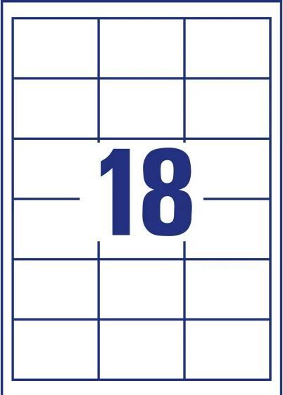 Actual product image Avery Universal labels