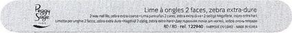 Immagine prodotto Peggy Sage Lima per unghie a 2 vie Zebra Lima per unghie bifacciale extra grossa 80/80 Zebra