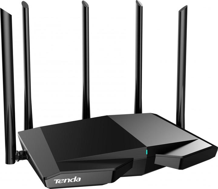 Actual product image Tenda TX27 PRO wireless router Gigabit Ethernet Tri-band ( / / ) Black
