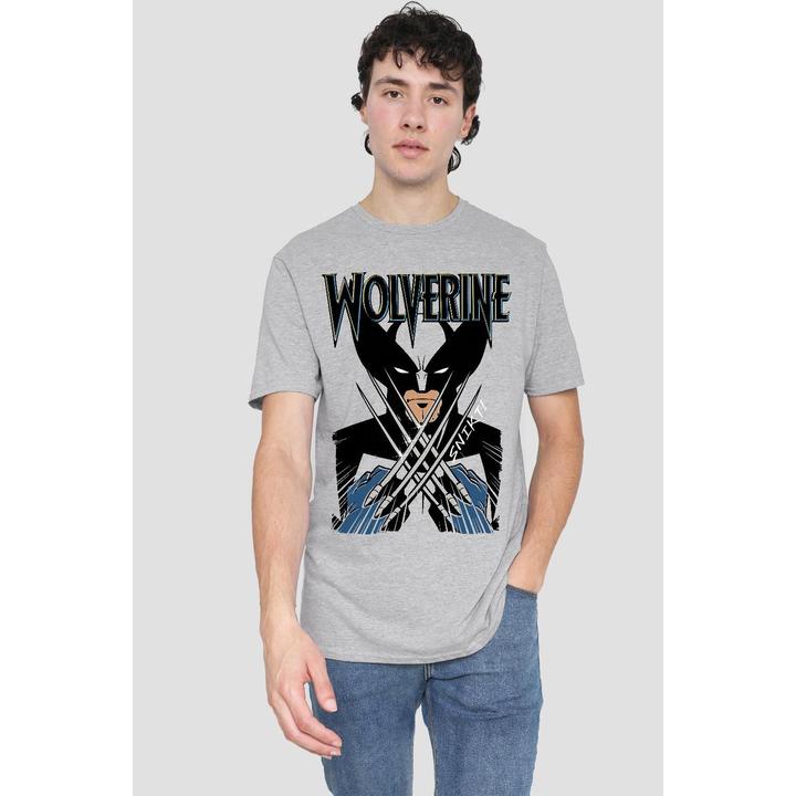 Immagine prodotto X-Men Maglietta Wolverine Scatto d'Azione Uomo (L)