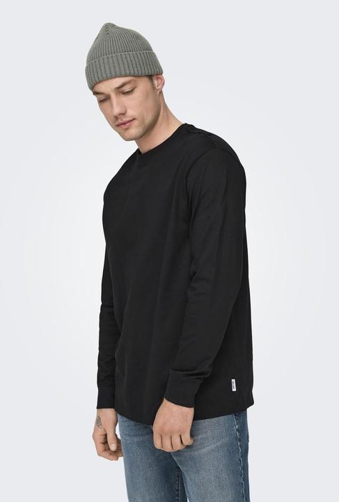 Image du produit Only & Sons Haut de T-shirt à col rond et à coupe décontractée (L)