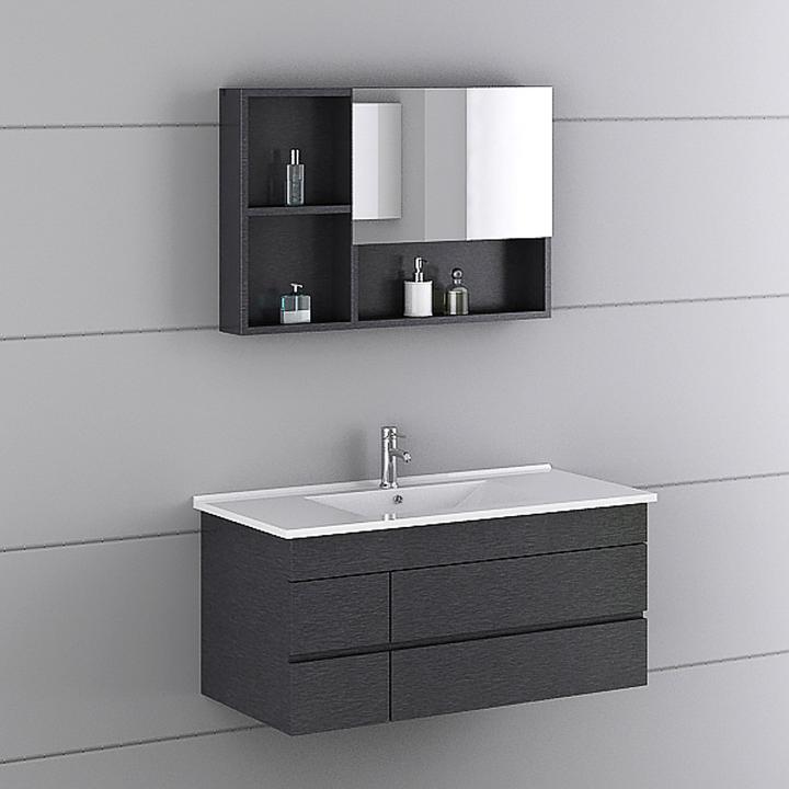 Produktbild Jet-Line Badset APPENZELL schwarz