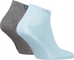 Actual product image Calvin Klein Men's Sneaker 2 Pack Socks, Light Blue, 43/46 (43 - 46)