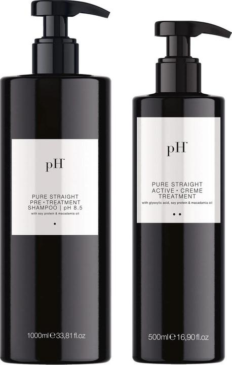 Immagine prodotto pH Set iniziale Pure Straight Salon (Set per la cura dei capelli)