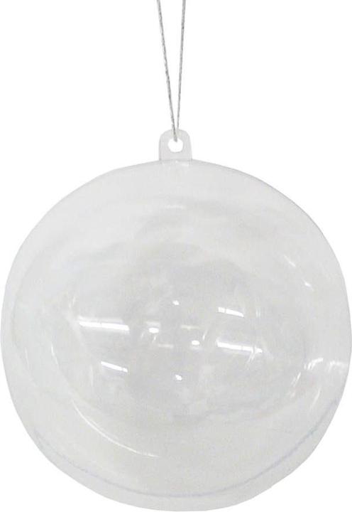 Produktbild trendmarkt24 Kunststoffkugel transparent zerlegbar 12cm, 5 Stück Acrylkugeln (5 -teilig)