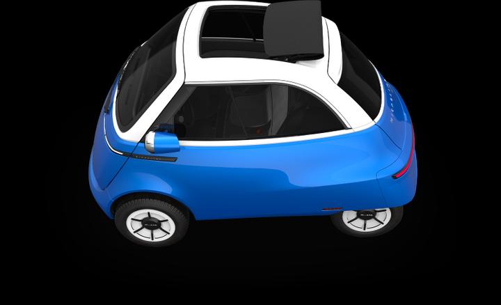 Immagine prodotto Microlino Blu Zurigo a lungo raggio (Elettrico / Benzina Ibrido, 17 CV)