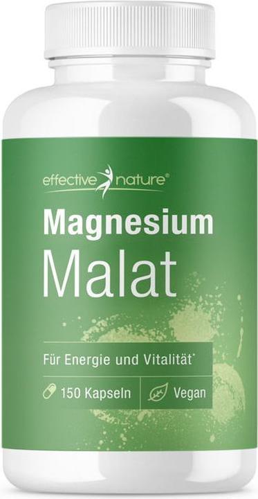 Effective Nature Magnesium Malat (150 Stück, Kapseln, 100 g)