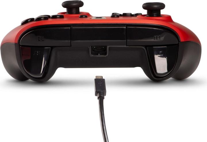 Image du produit PowerA Contrôleur filaire amélioré Crimson Fade (Xbox One X, Xbox Series X, Xbox One S, Xbox Series S)