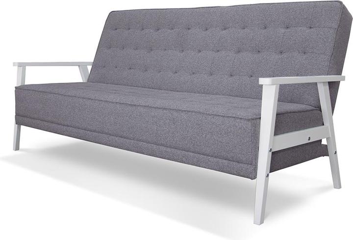 Produktbild VitaliSpa Sofa Dion, Grau, 202 cm mit Klappfunktion