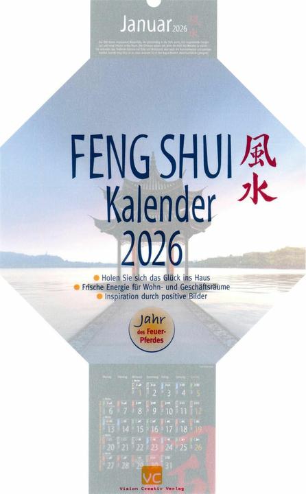 Feng-Shui-Kalender 2026 (Deutsch)