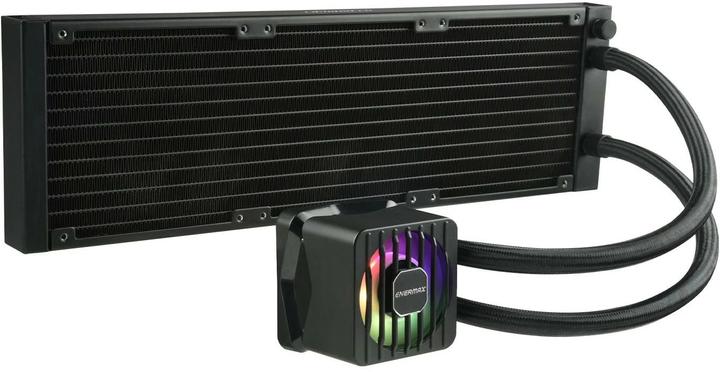 Actual product image Enermax LIQMAXFLO SR 360mm CPU AIO liquid cooler - Xtreme dual chamber PWM pump