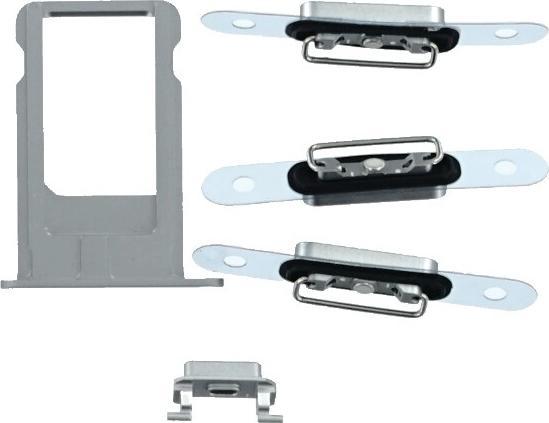 Image du produit OEM Dos de rechange iPhone 6 Plus gris, sans logo (Apple iPhone 6 Plus)