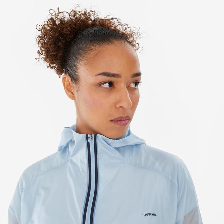 Actual product image Quechua Women's hiking jacket light windproof - MH900 (44, L)