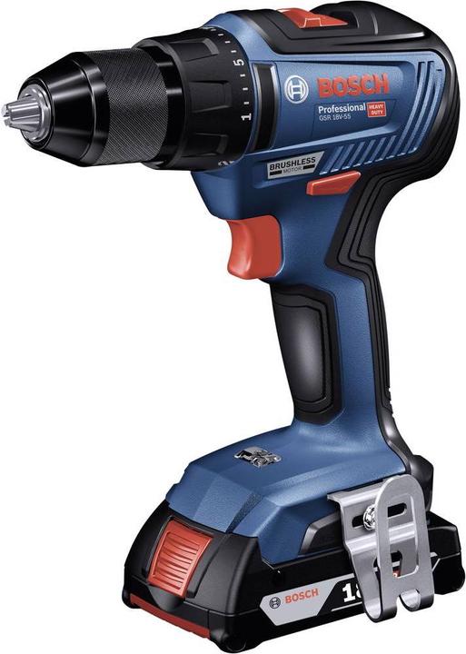 Productafbeelding Bosch Professional GSR 18V-55 (Oplaadbare batterij)