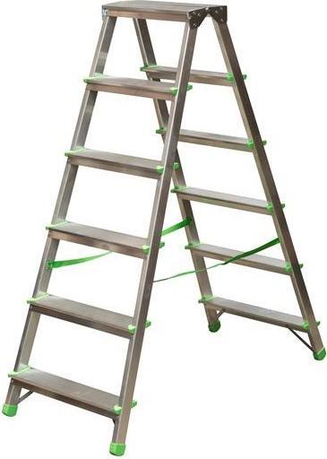 Produktbild DIY 2-Sided Aluminium Folding Stairs 6-Step (Arbeitsplattform)