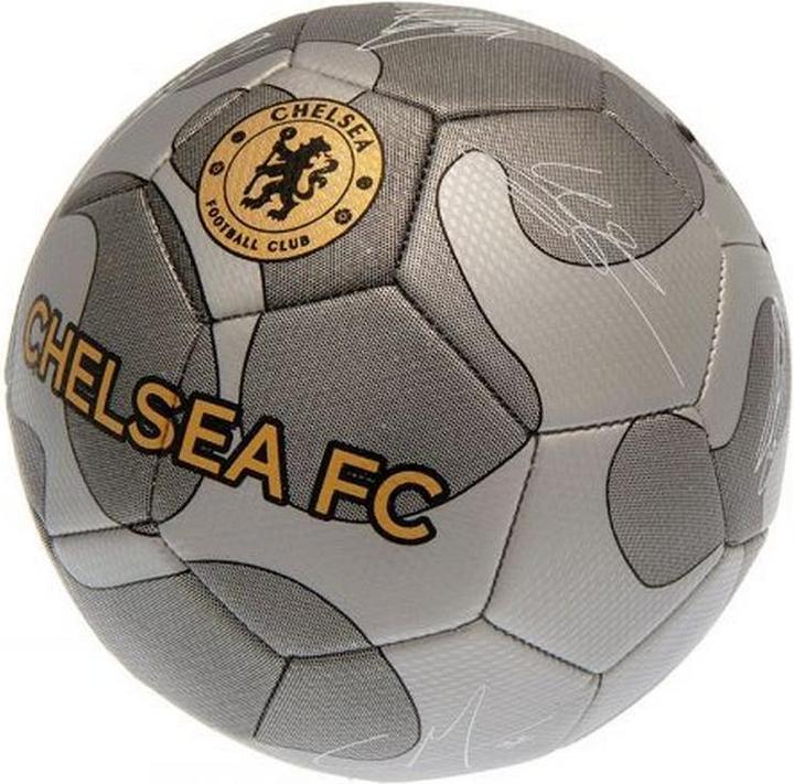 Produktbild Chelsea FC Synthetischer Stoff Fussball mit Unterschriften (5)