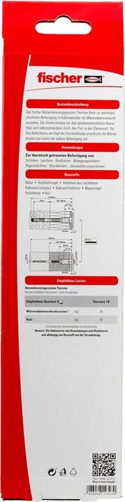 Actual product image Fischer TherMax 10/180 M10 (2 pcs.)