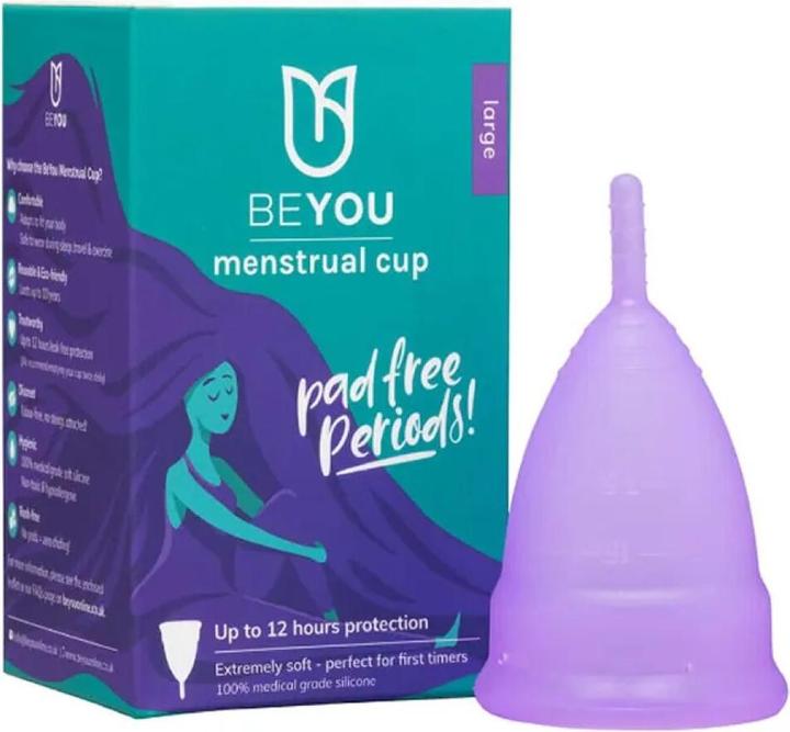 Produktbild BeYu BeYou Menstruationstasse Frauengesundheit Top 10 Umweltfreundliche Tampon-Alternative 100% (Large)