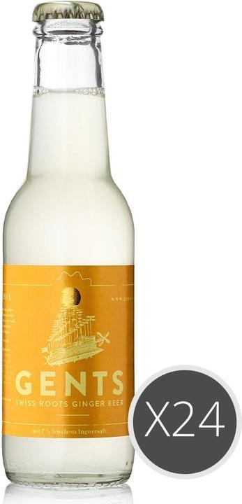 Produktbild Gents Swiss Roots Spice GINGER BEER Kiste (24 x 20 cl)
