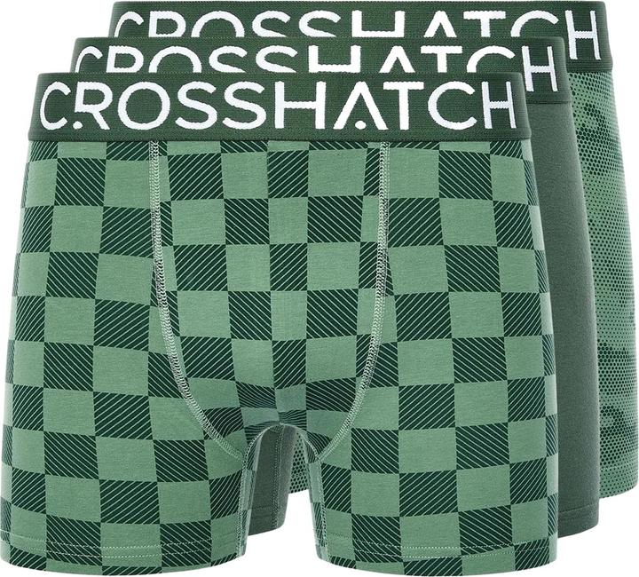 Crosshatch Bresler Boxershorts (3erPack) (S, 3er Pack)