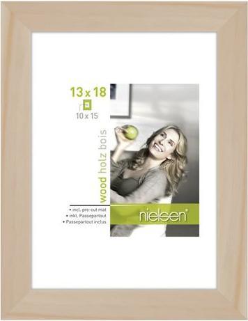 Actual product image Nielsen Picture Frame 8988003 Apollon Nature 13x18 / 10x15 cm (13 x 18 cm, 10 x 15 cm)
