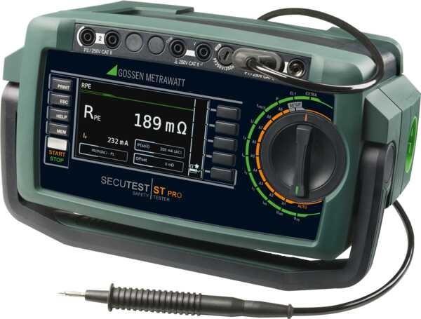 Actual product image Gossen GOSS SECUTEST ST PRO COMFORT tester with Bluetooth M707C (CAT II 250V)