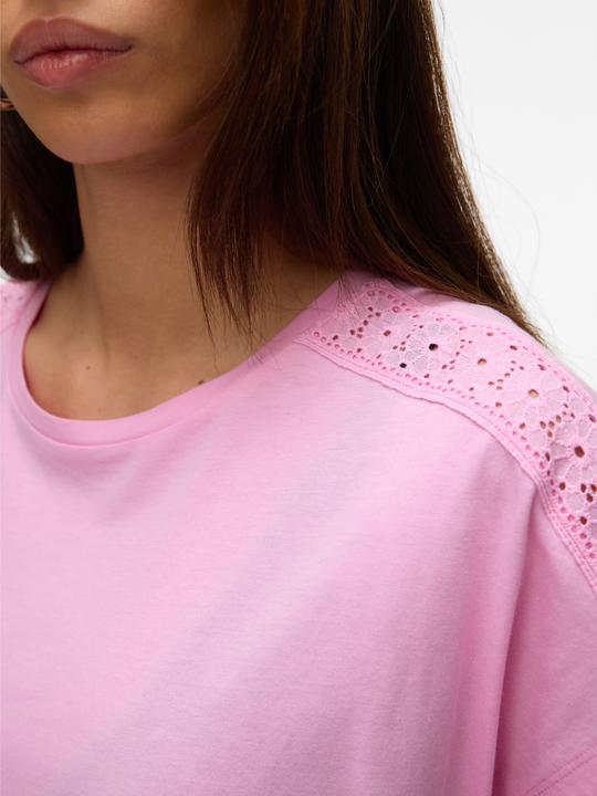 Actual product image Vero Moda Vmemmy Ss Lace Tape Top Jrs Ga Noos (S)