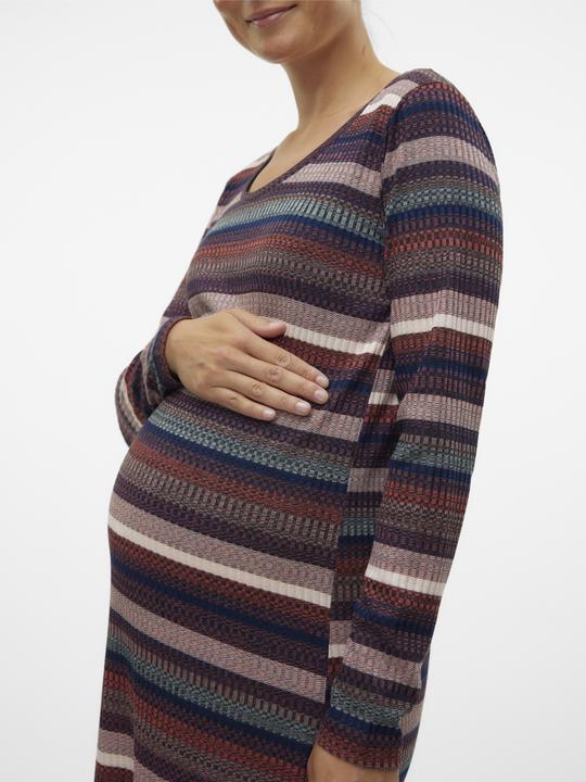 Produktbild Mamalicious Normal geschnitten Rundhals Midikleid Kleid (L)