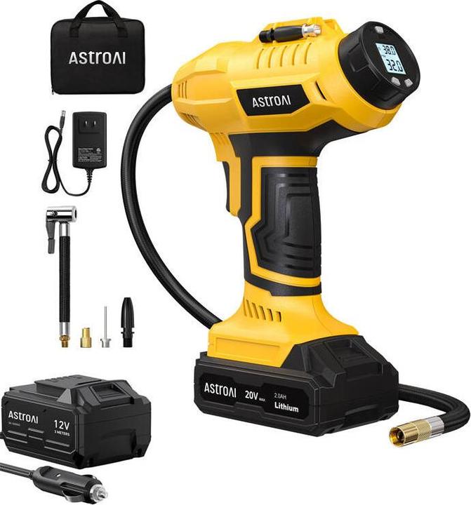 Actual product image AstroAI Cordless Tire Inflator