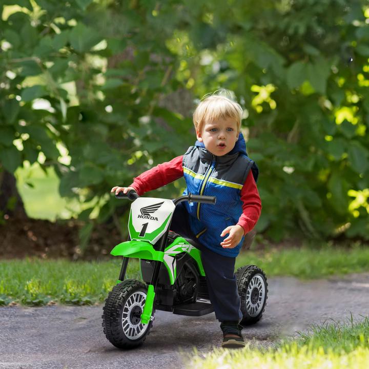 Produktbild Homcom Kinder Elektro-Motorrad Kunststoff, Metall Grün (6 V)