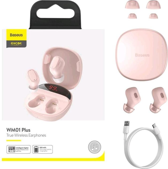 Actual product image Baseus Encok WM01 Plus (ANC, 8.33 h, Wireless)