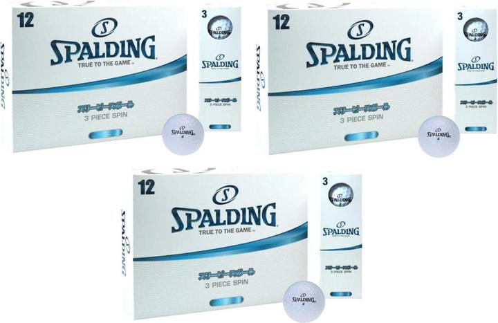 IQ Sport Spalding Spin weiss 3 Dutzend für 2