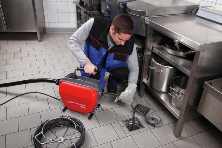 Actual product image Rothenberger Pipe and sewer cleaning device R 600 with 22 mm spiral