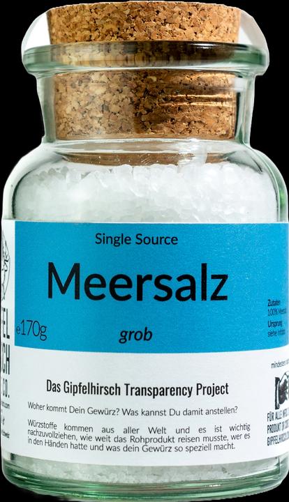 Gipfelhirsch Grobes Meersalz (170 g)