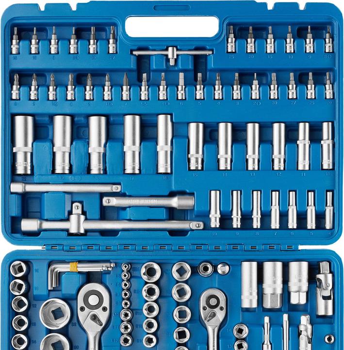 Produktbild tectake Steckschlüsselsatz (10 mm, 11 mm, 12 mm, 13 mm, 14 mm, 15 mm, 16 mm, 17 mm, 18 mm, 19 mm, 20 mm, 21 mm, 22 mm, 24 mm, 27 mm, 30 mm, 32 mm, 4 mm, 4.5 mm, 5 mm, 5.5 mm, 6 mm, 7 mm, 8 mm, 9 mm)