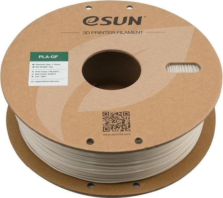 Produktbild eSUN ePLA-GF Glasfaser Natural Filament 1.75mm 1Kg (1.75 mm, 1000 g, Weiss)