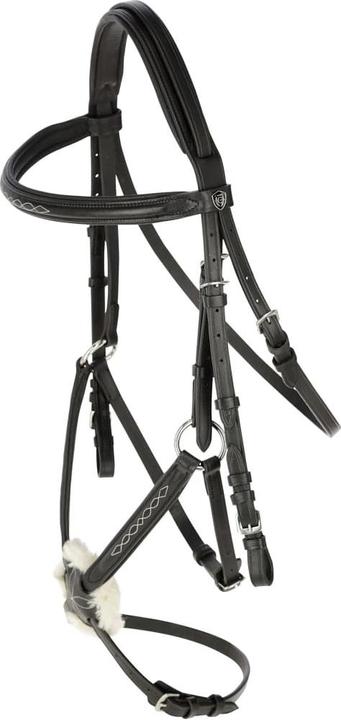 Actual product image Kerbl Snaffle bridle Cancun black, Cob