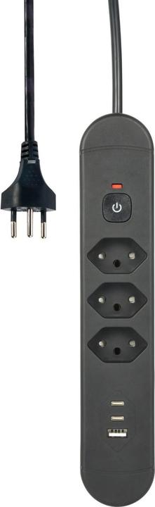 Image du produit Schönenberger Steckdosenleiste Re:Life USB (3 x, Type 13, 1.80 m)