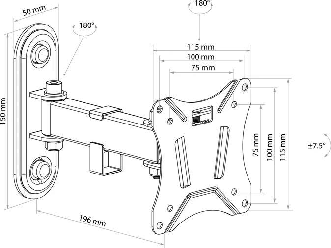 Immagine prodotto Schwaiger Mozione (Muro, 29", 25 kg)