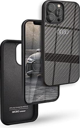Immagine prodotto Audi Custodia rigida in fibra di carbonio per iPhone 13 Pro Max 6,7" AU-TPUPCIP13PM-R8/D2-BK (Apple iPhone 13 Pro Max)