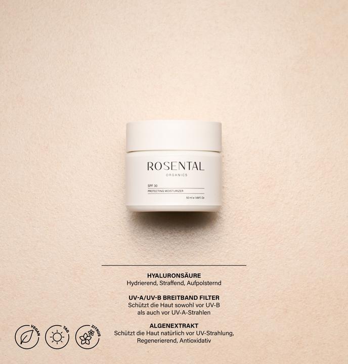 Actual product image Rosental Organics Rosental Face Care - SPF30 Protecting Moisturizer (Day cream, SPF 30)
