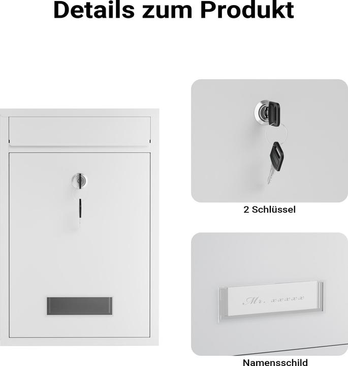 Produktbild Wiltec Briefkasten V11