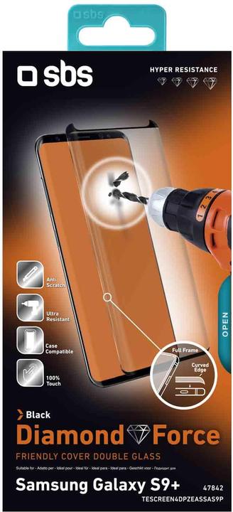 Actual product image SBS Friendly 4D Glass Screen Protector for Samsung Galaxy S9+ (1 Piece, Samsung Galaxy S21)